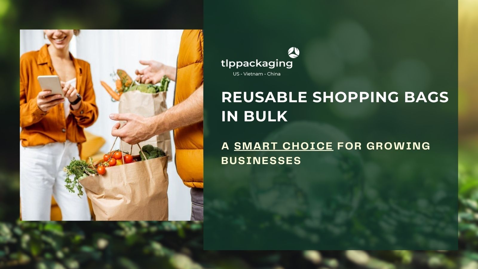 reusable shopping bags in bulk