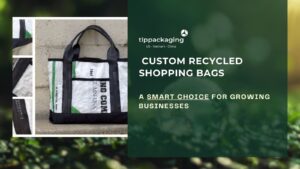 Custom recycled shopping bags