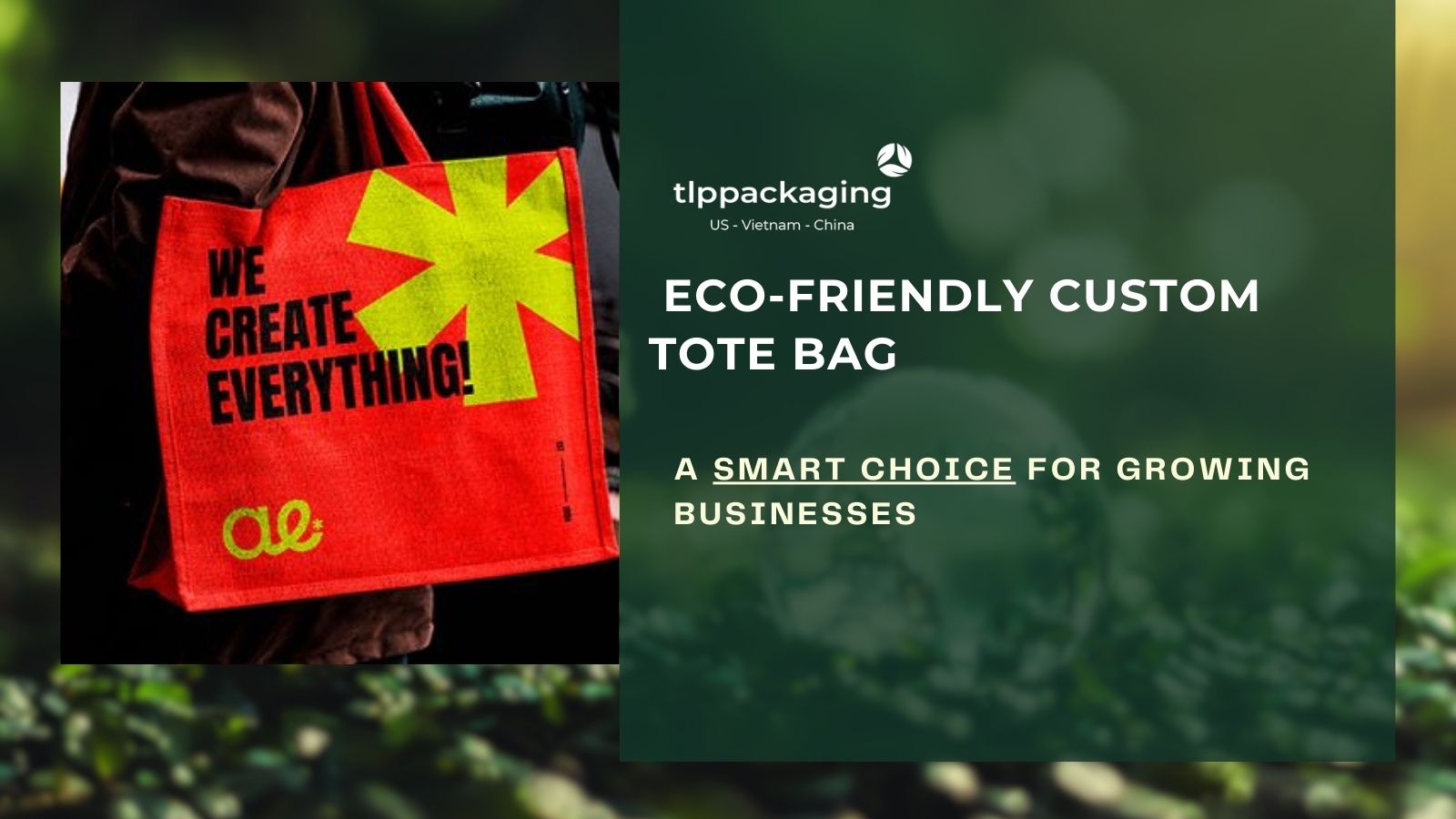 Eco-friendly custom tote bag