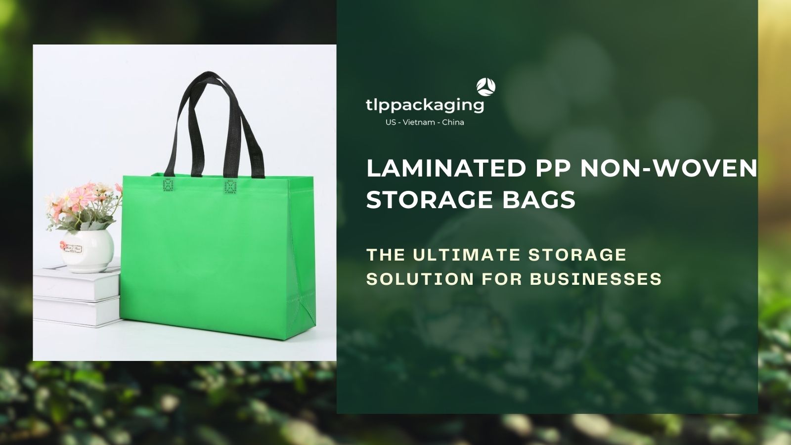 Laminated pp non-woven storage bags