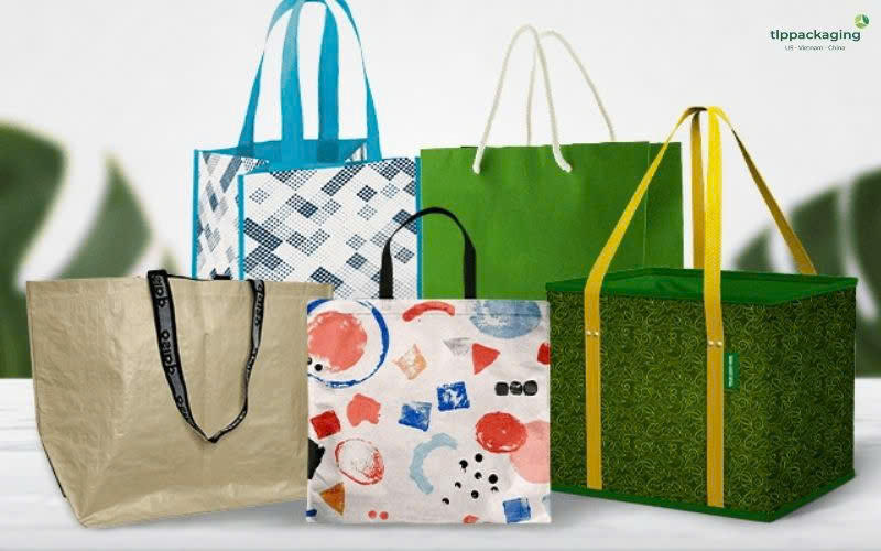 Recycled foldable bags