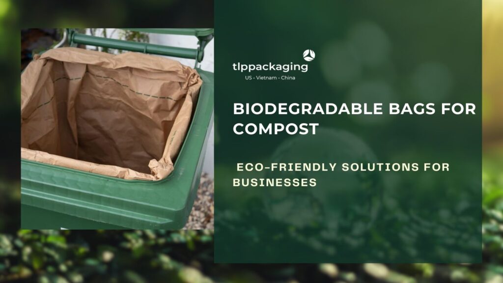 Biodegradable bags for compost