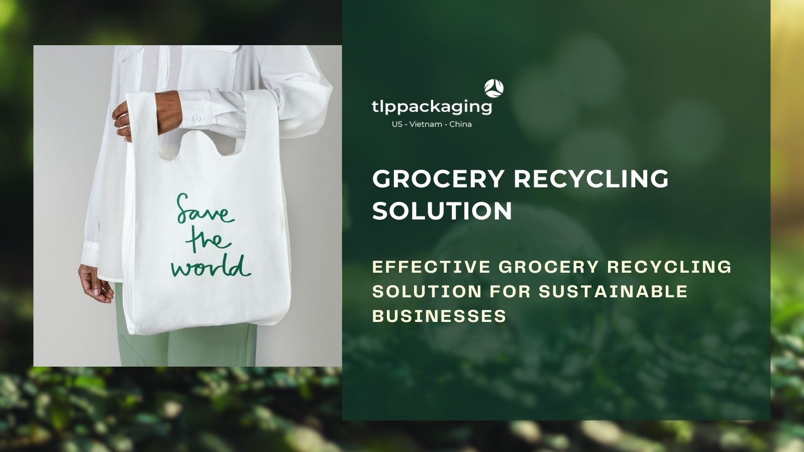 Grocery recycling solution