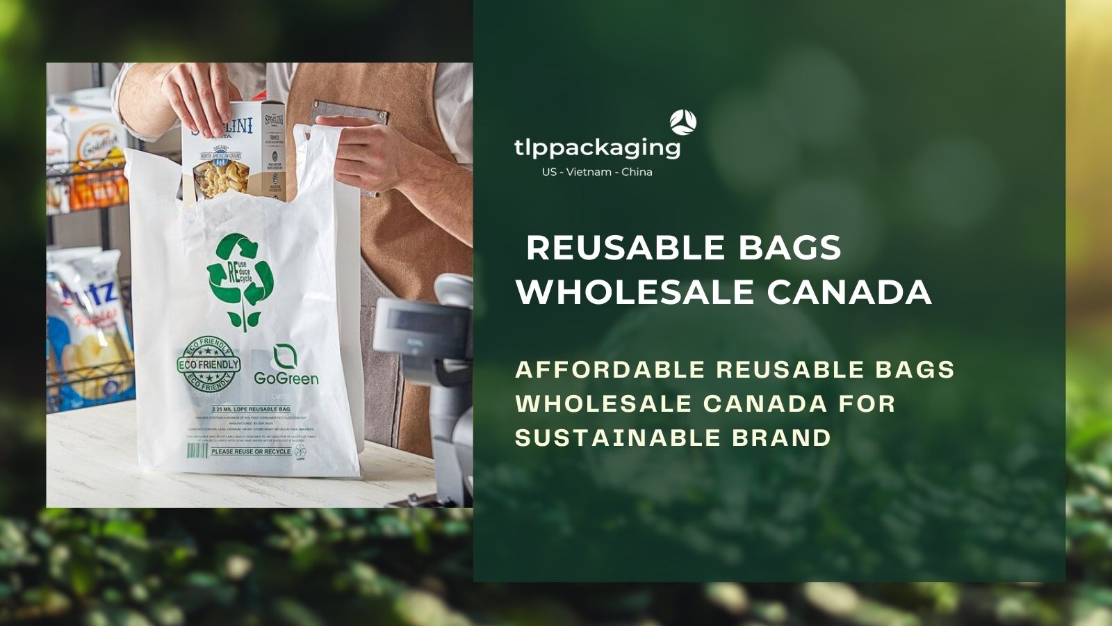 Reusable bags wholesale in Canada