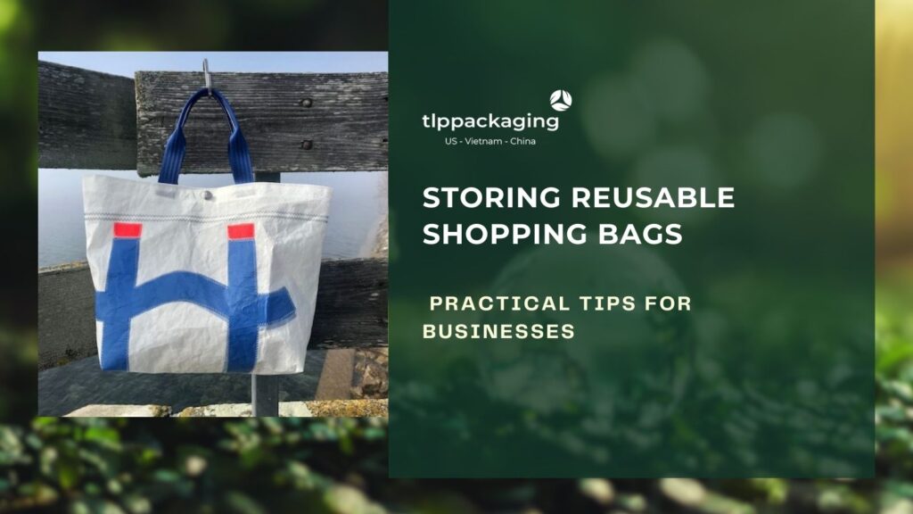 Storing reusable shopping bags