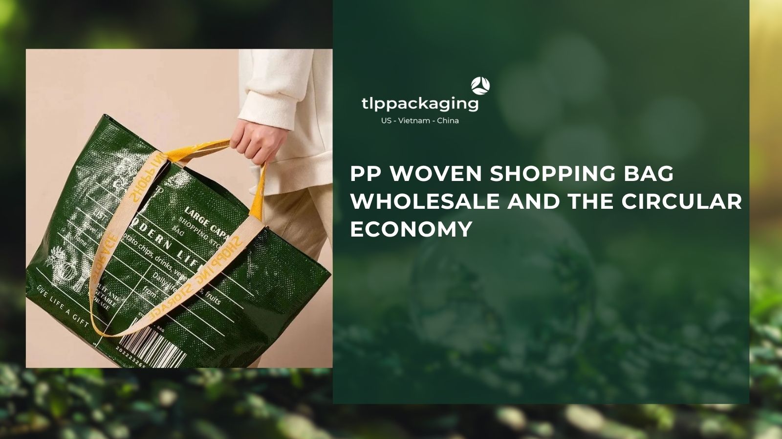 PP Woven Shopping Bag Wholesale